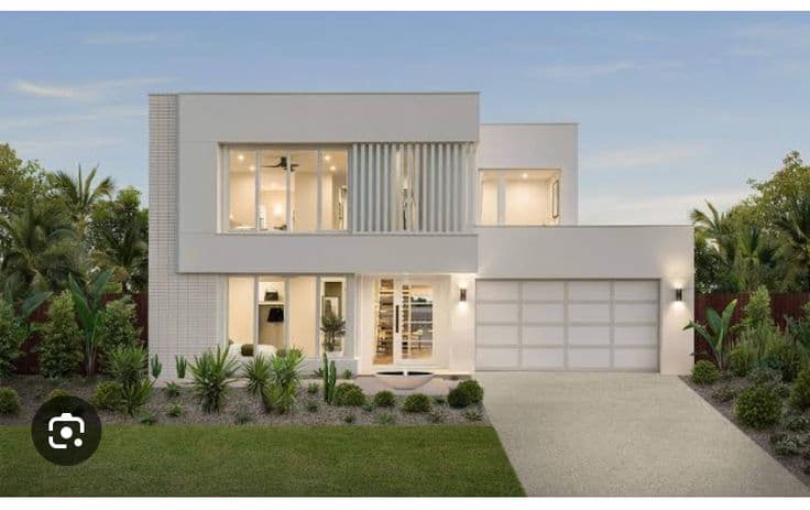 Modern Glass Double Storey